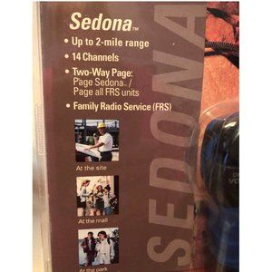 1998 NEW NOS GE Sedona Two Way Radio**14 Channel**2 Mile Range**3-5873A Blue
